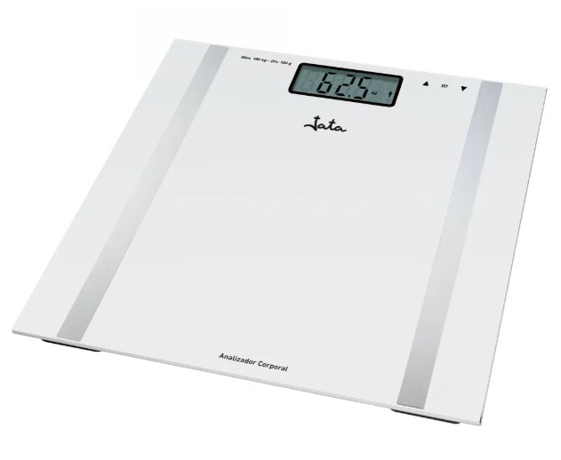 Jata 532, báscula de baño inteligente, analiza 6 funciones, capacidad 180kg,