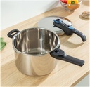 Tefal P2580400, olla a presión secure trendy, 4l, 2 programas de cocción