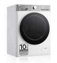 LG F4DR9513A2W, Lavasecadora inteligente AI Direct Drive™, Turbowash 360º, Autodosificación 13/7kg, 1400rpm, Un 10% más eficiente que A(lavado) /D(secado)