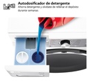 LG F4DR9513A2W, Lavasecadora inteligente AI Direct Drive™, Turbowash 360º, Autodosificación 13/7kg, 1400rpm, Un 10% más eficiente que A(lavado) /D(secado)