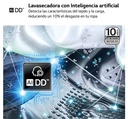 LG F4DR9513A2W, Lavasecadora inteligente AI Direct Drive™, Turbowash 360º, Autodosificación 13/7kg, 1400rpm, Un 10% más eficiente que A(lavado) /D(secado)