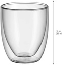 WMF 0901392000, Set 2 vasos, pared capuccino, cristal borosilicatado, 250ml