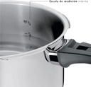 WMF Perfect Plus, set olla rápida 8,5 l + 4,5 l con interior incluido para cocinar al vapor
