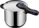 WMF Perfect Plus Pressure, olla rápida, 6,5l, con interior incluido para cocinar a vapor, cestillo de vapor incluido