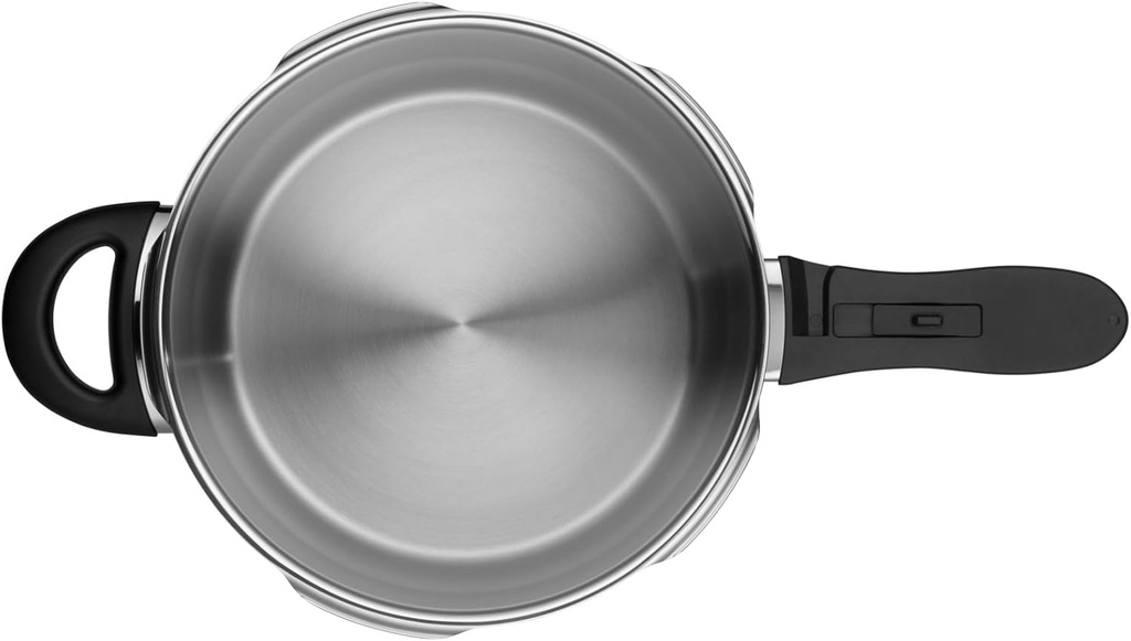 WMF Perfect Plus Pressure, olla rápida, 6,5l, con interior incluido para cocinar a vapor, cestillo de vapor incluido