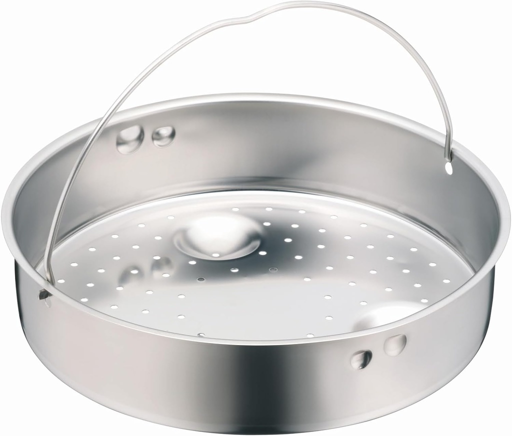 WMF Perfect Plus Pressure, olla rápida, 6,5l, con interior incluido para cocinar a vapor, cestillo de vapor incluido