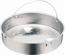 WMF Perfect Plus Pressure, olla rápida, 6,5l, con interior incluido para cocinar a vapor, cestillo de vapor incluido