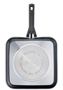 Tefal Excellence, sartén grill de aluminio fundido, 26x26cm, para todo tipo de cocinas