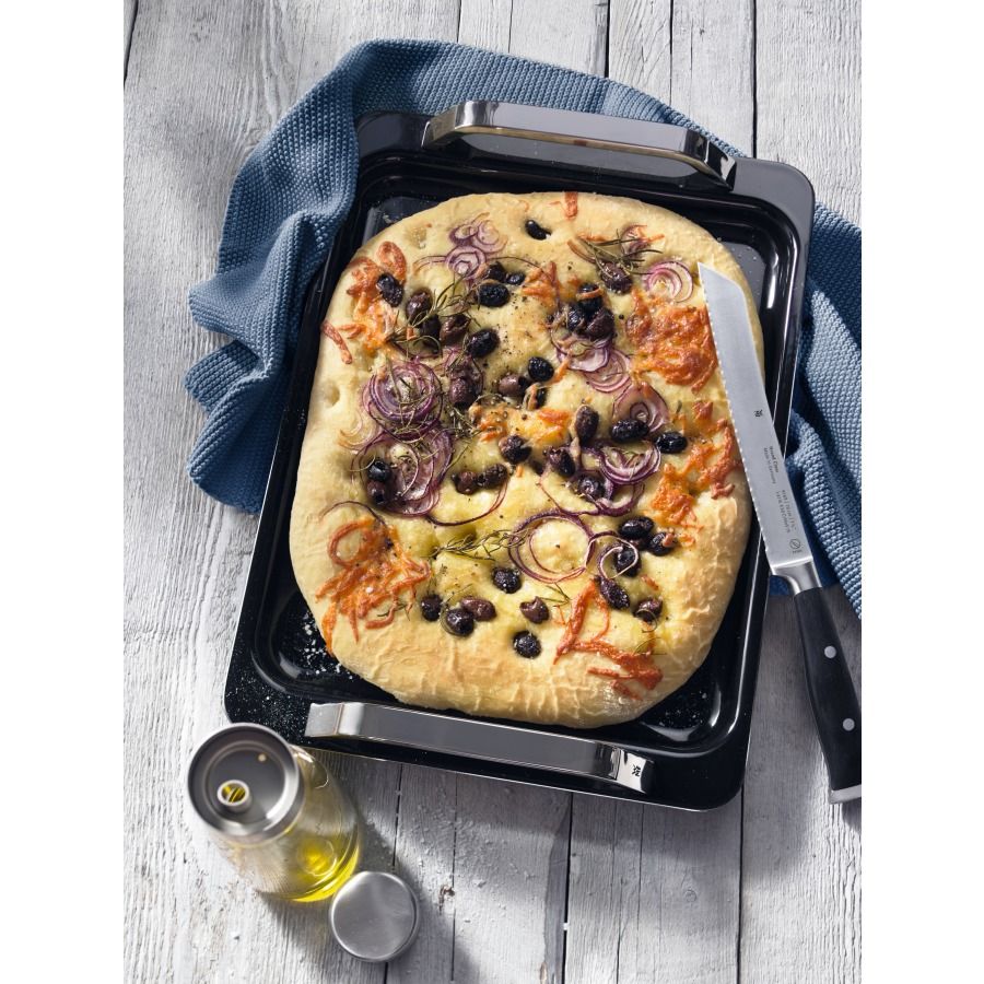 WMF FusionTec, plancha teppanyaki, anti-adherencia, apta para todo tipo de fuegos, 2 asas