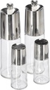 BRA A021204, aceitera y vinagrera bella, 200ml, incluye pimentero y salero, cuerpo de cristal