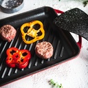 Jata GR33, plancha de asar, 33x21,5cm, 2 asas, apta para todo tipo de cocinas
