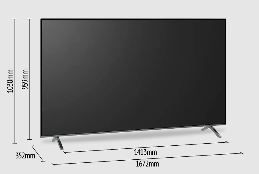 Panasonic TV-75W95AEG, Smart TV, series W95, 75 pulgadas, UHD 4K, Dolby Vision IQ, mini LED, negro