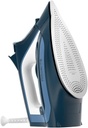 Rowenta DW4308, plancha de vapor, 2500w, depósito de 0,25l, suela MicroSteam, azul y negro