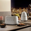 Smeg TSF01WHMEU, tostadora, 6 niveles de tostado, dos ranuras, blanco mate