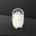 Smeg CJF11CREU, exprimidor eléctrico, presión manual, color crema brillante