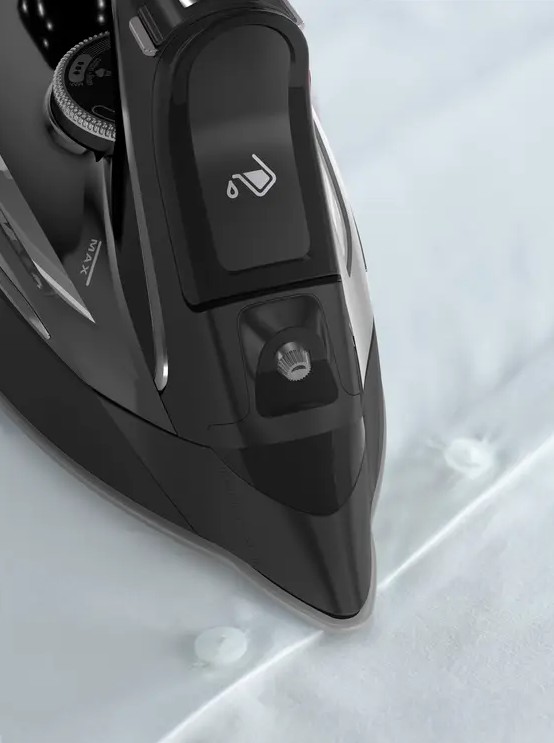 Rowenta DW8206D1, plancha de vapor Pro Master, 2800w, 310ml, color negro