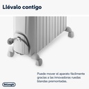 DeLonghi TRD41025, radiador de aceite dragon 4, 2500w, 10 elementos (50€ reembolso)