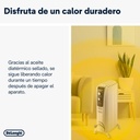DeLonghi TRD40615, radiador de aceite dragon 4, 1500w, 6 elementos, 3 ajustes potencia, (50€ reembolso)