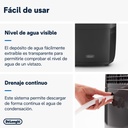 De'Longhi DDSX220WFA, Deshumidificador Inteligente con Wifi Integrado, Filtro, Función 24h, 20 Litros, (50€ reembolso)