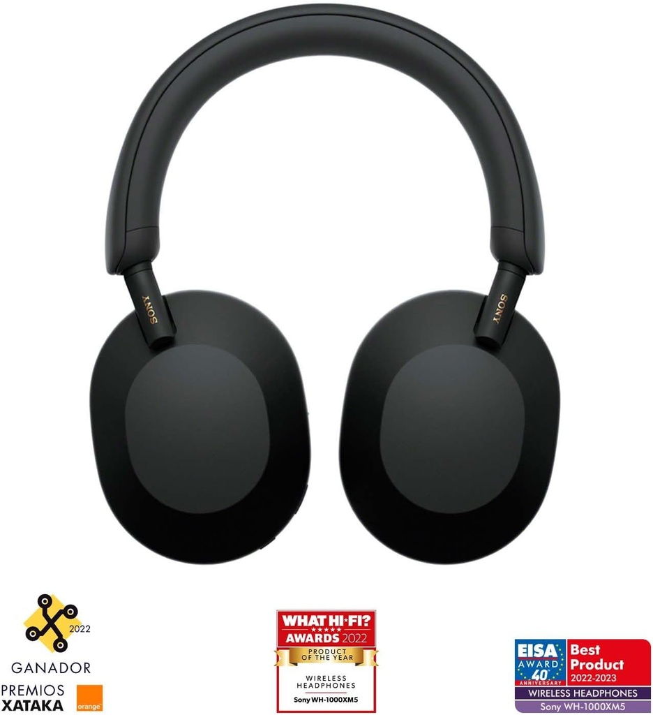 Sony WH-1000XM5, Auriculares Inalámbricos con Noise Cancelling, 30 horas de Autonomía