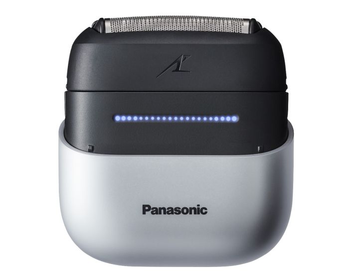 Panasonic ES-CM3BKS503, afeitadora compacta, 3 cuchillas, carga USB, color negro