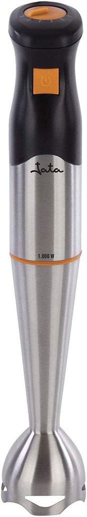 JATA BT166, batidora mano inox electrónica de colores, 1000w, vaso medidor 500ml incluido