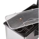 Jata FR680, freidora de aceite 3,2 litros, tapa con visor y filtro, acero inox, malla Filtra Plus