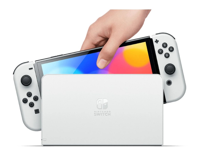 Switch OLED Blanca + Mario Wonder + 12 Meses Online Nintendo