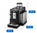 DeLonghi EXAM440.35.B, cafetera superautomática Rivelia, Bean Switch, 8 bebidas, 19 bares, negro