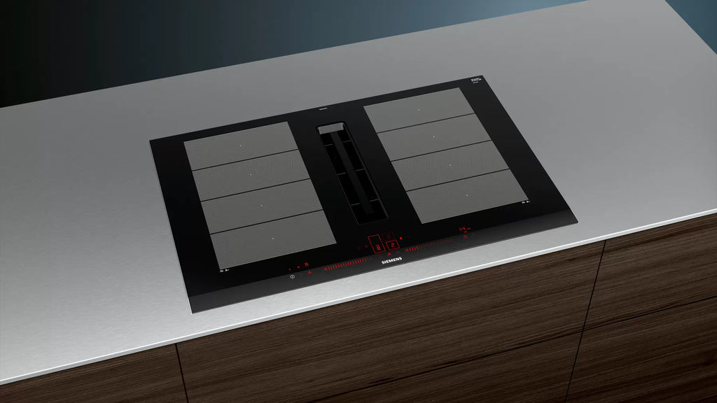Placa de inducción con extractor integrado 80 cm