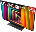 LG 43UT91006LA Smart TV 4K UHD de 43 pulgadas (procesador α5 AI Gen7, Freeview Play y Amazon Alexa, 60 Hz), azul ceniza
