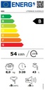 AEG L7FEE842S, lavadora libre instalación, serie 7000, 8kg, 1400rpm, ProSteam, SoftPlus, gris, clase B