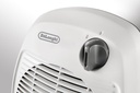 DeLonghi HVA1120, calefactor rápido, 2000w, 20x20cm, protección antigoteo, blanco
