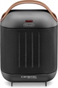 DeLonghi HFX30C18.AG, calefactor cerámico, 1800w, 2 velocidades, fácil transporte, negro