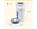 Panasonic CP-JNF01CW, comedero inteligente de mascotas, 2,8L, App de control remoto, blanco