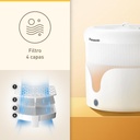 Panasonic CP-JNW01CW, bebedero para mascotas, 1,9L, 4 filtros, silencioso, blanco