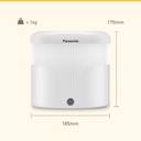 Panasonic CP-JNW01CW, bebedero para mascotas, 1,9L, 4 filtros, silencioso, blanco