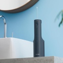 Panasonic EW-DJ66-A303, irrigador bucal recargable ultrasónico, 200ml, 2 boquillas, 5 niveles, azul
