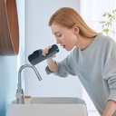 Panasonic EW-DJ66-A303, irrigador bucal recargable ultrasónico, 200ml, 2 boquillas, 5 niveles, azul