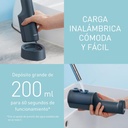 Panasonic EW-DJ66-A303, irrigador bucal recargable ultrasónico, 200ml, 2 boquillas, 5 niveles, azul