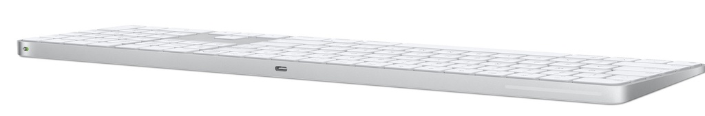 Apple Magic Keyboard con Touch ID y teclado numérico, español - teclas blancas