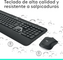 Logitech MK540 Advanced, teclado + ratón inalámbrico, 36 meses batería