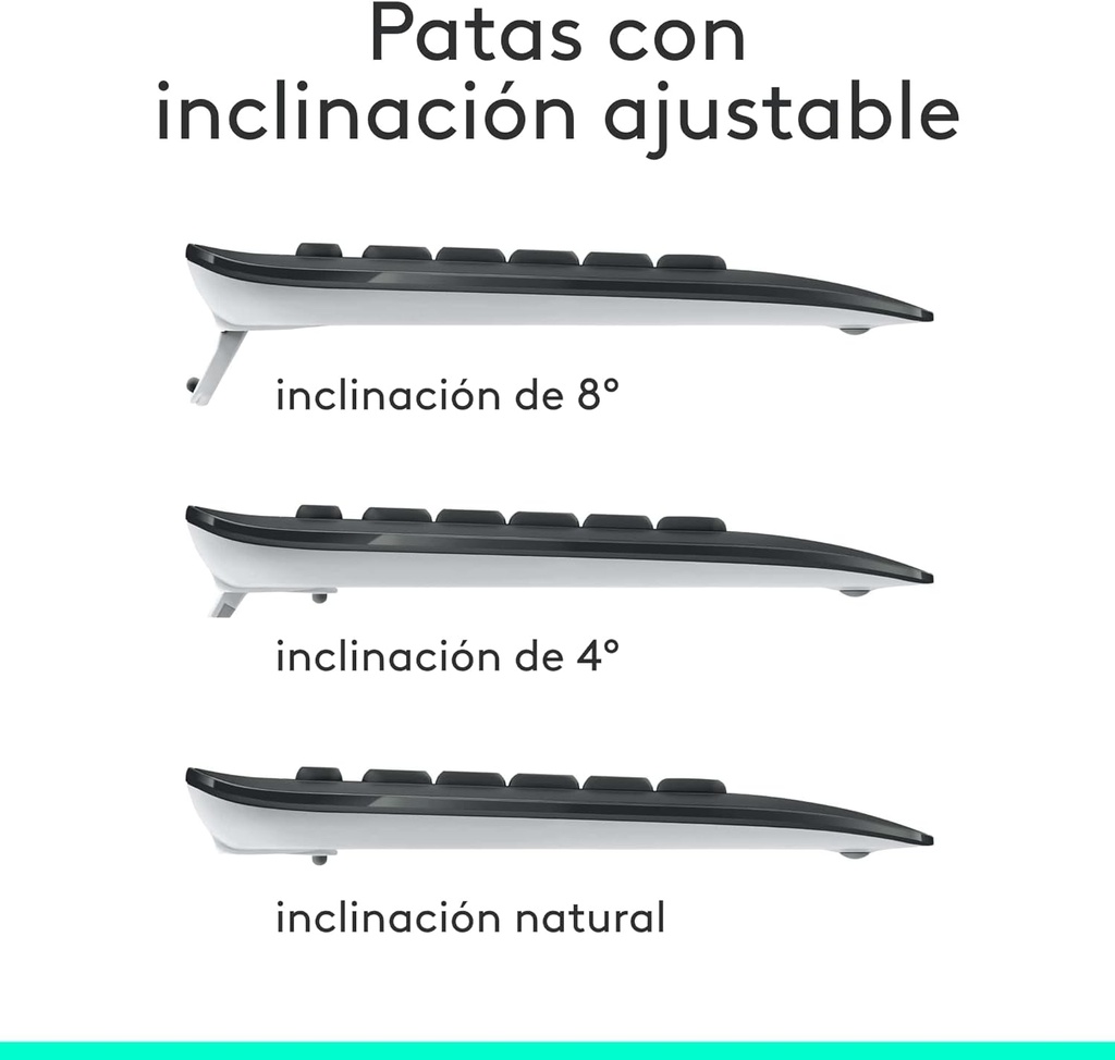 Logitech MK540 Advanced, teclado + ratón inalámbrico, 36 meses batería