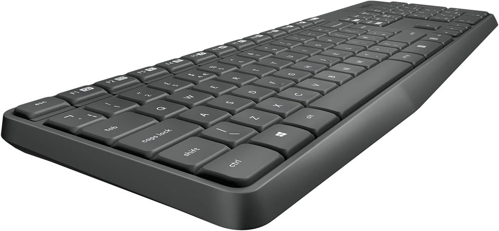 Logitech MK235, teclado y ratón inalámbrico, 2,4GHz, 36 meses de batería