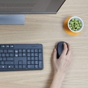 Logitech MK235, teclado y ratón inalámbrico, 2,4GHz, 36 meses de batería