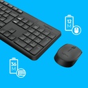 Logitech MK235, teclado y ratón inalámbrico, 2,4GHz, 36 meses de batería