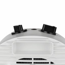 Midea NF20-20AW, calefactor compacto, 2000w, 2 niveles de calor, termostato regulable, color blanco