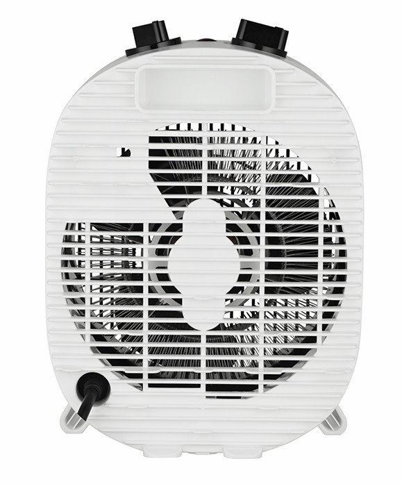 Midea NF20-20AW, calefactor compacto, 2000w, 2 niveles de calor, termostato regulable, color blanco