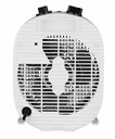Midea NF20-20AW, calefactor compacto, 2000w, 2 niveles de calor, termostato regulable, color blanco