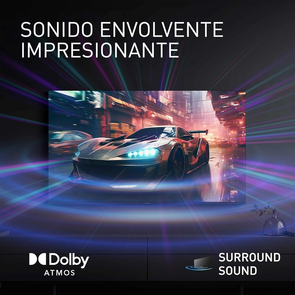 Panasonic TV-55W80AEZ, TV QLED 139 cm (55") UHD 4K, Dolby Vision, High Contrast, Smart TV